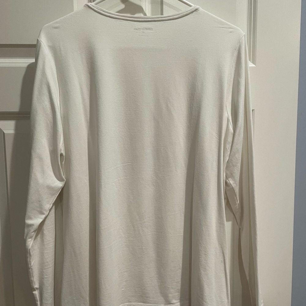 Land’s End Long Sleeve Christmas Shirt 1X - Picture 2 of 3
